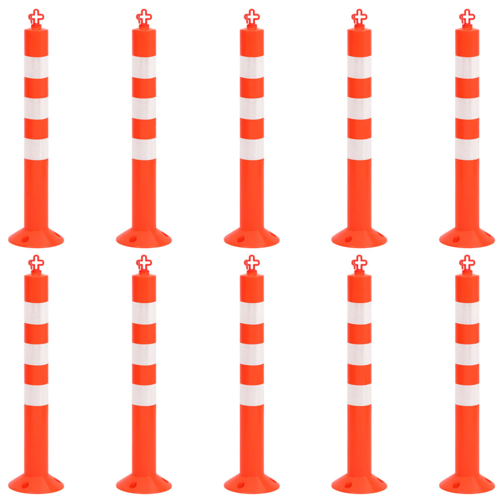 Verkeerspalen met ketting 75 cm