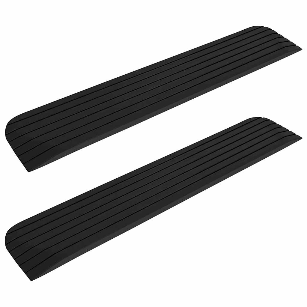 Drempelhulp 110 x 21 x 2,5 cm rubber - 2 stuks