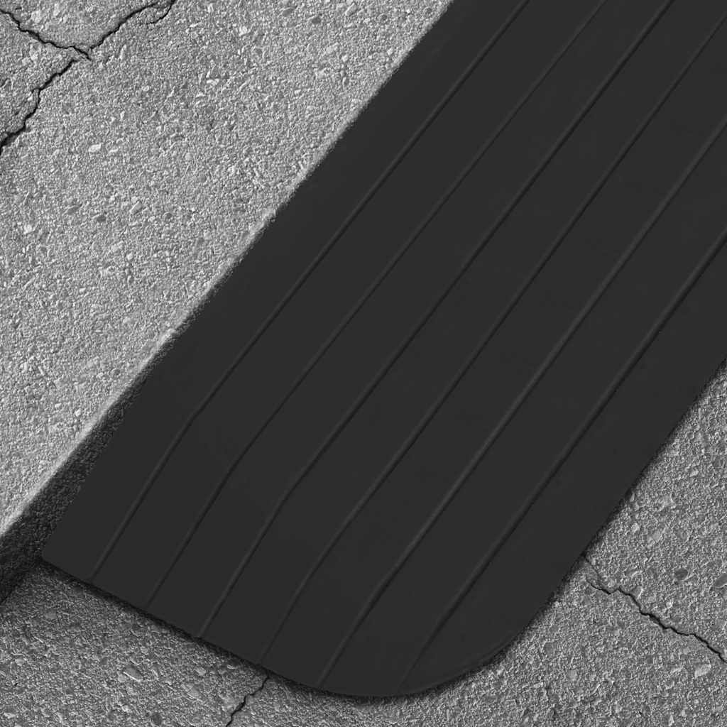 Drempelhulp 110 x 21 x 2,5 cm rubber - 2 stuks - afbeelding 2