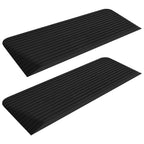 Drempelhulp 110 x 41 x 5 cm rubber - 2 stuks - afbeelding 2