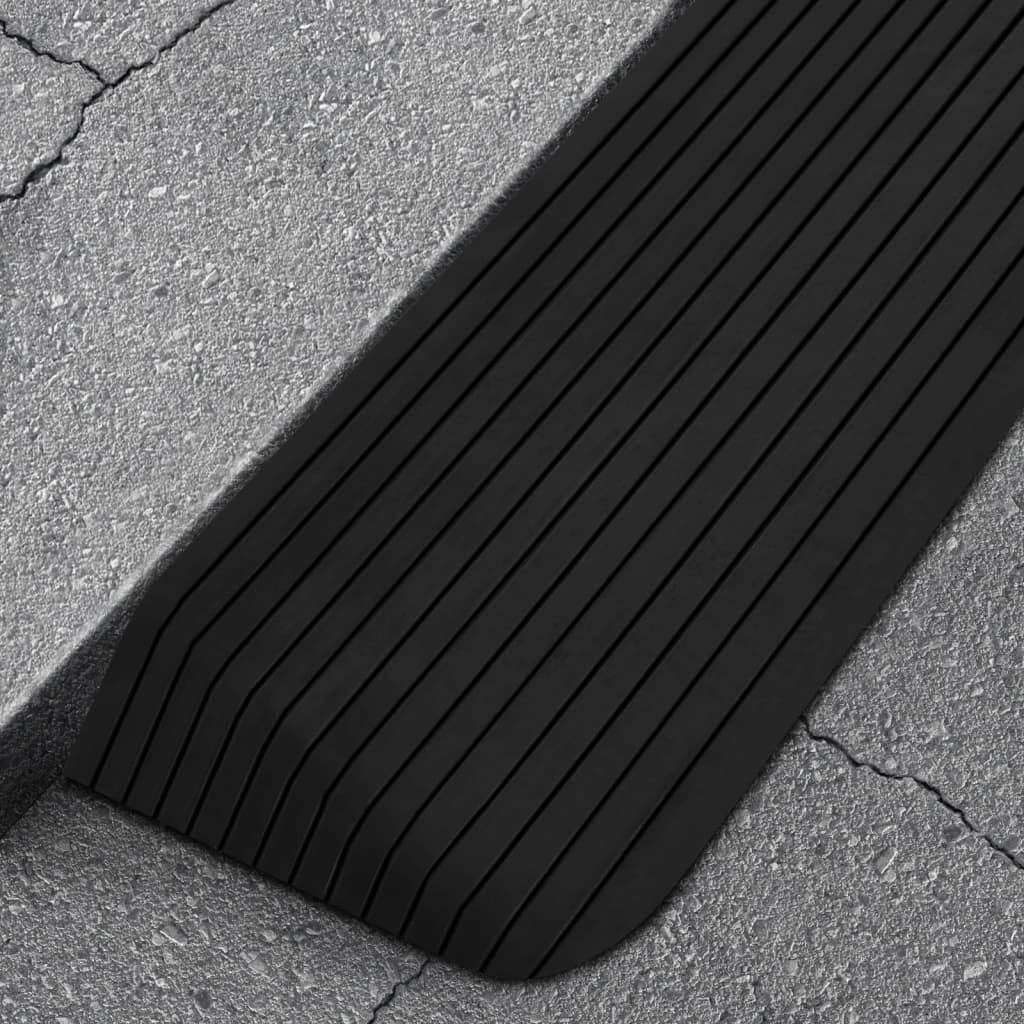 Drempelhulp 110 x 41 x 5 cm rubber - 2 stuks