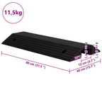 Drempelbrug 80 x 40 x 8 cm rubber - 1 stuk - afbeelding 7