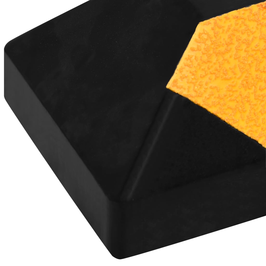 Parkeerblokken reflecterend 2 stuks 56 x 15 x 10 cm rubber - afbeelding 7
