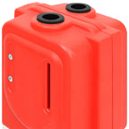 Inklapbare verkeersbarrière rood