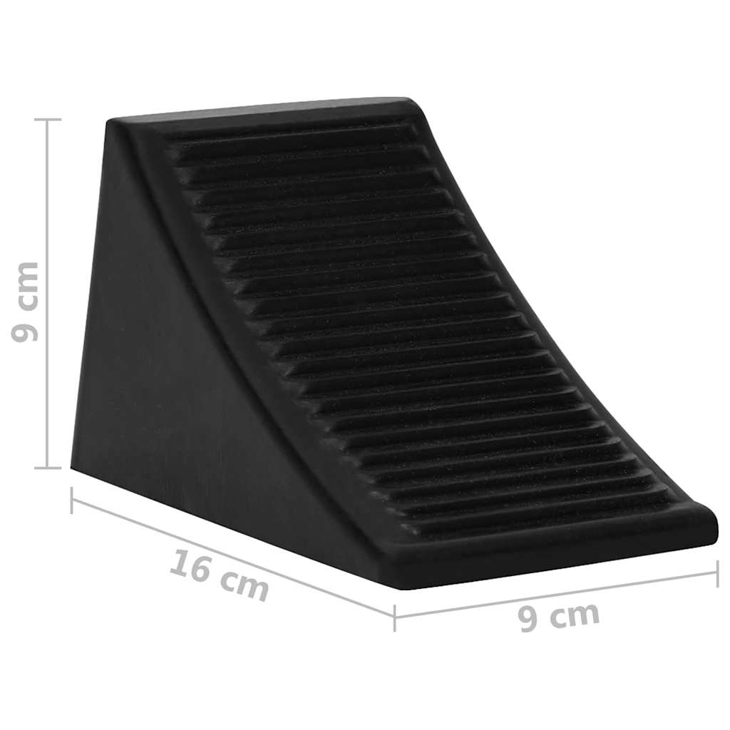 Wielblokken rubber 16 x 9 x 9 cm blauw