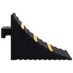 Wielblokken rubber 29 x 16 x 19 cm zwart