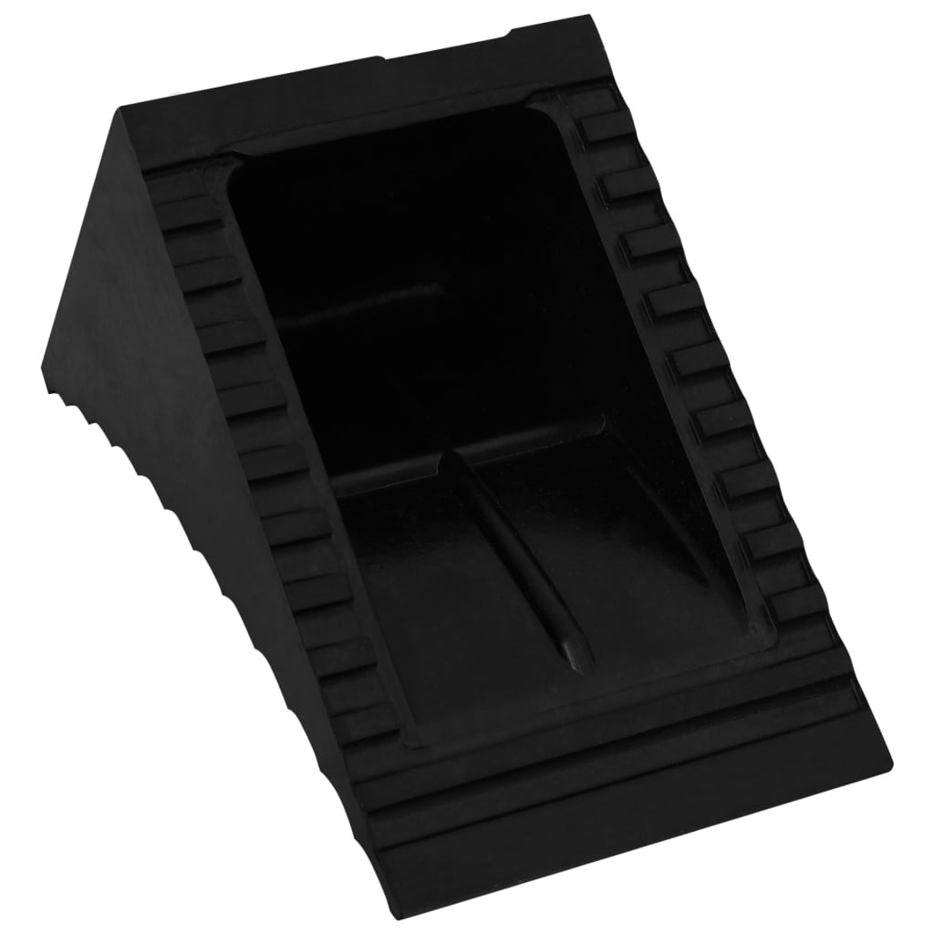 Wielblokken rubber 29 x 16 x 19 cm zwart