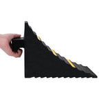 Wielblokken rubber 29 x 16 x 19 cm zwart