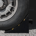 Wielblokken rubber 29 x 16 x 19 cm zwart