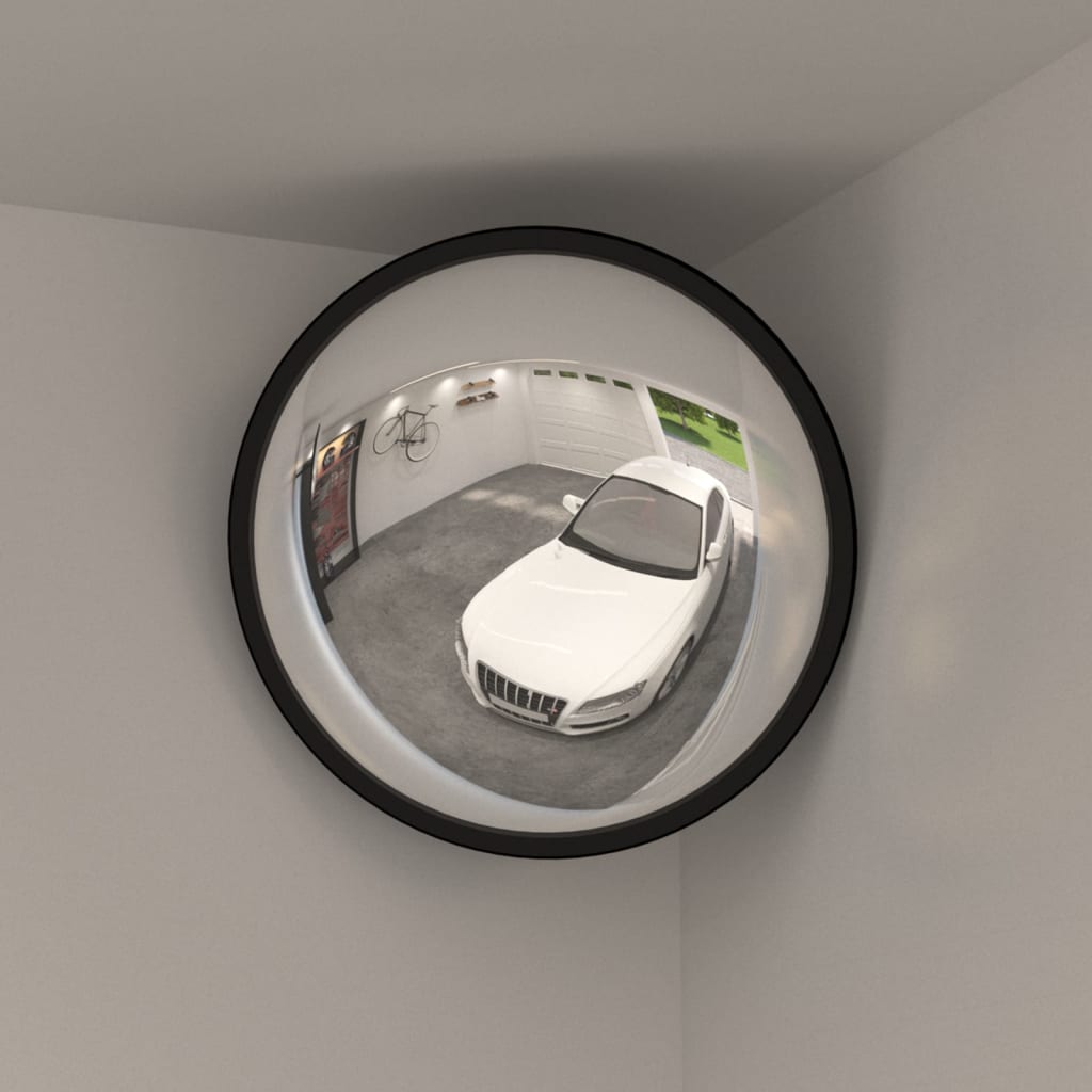 Verkeersspiegel voor binnen 40 cm acryl zwart