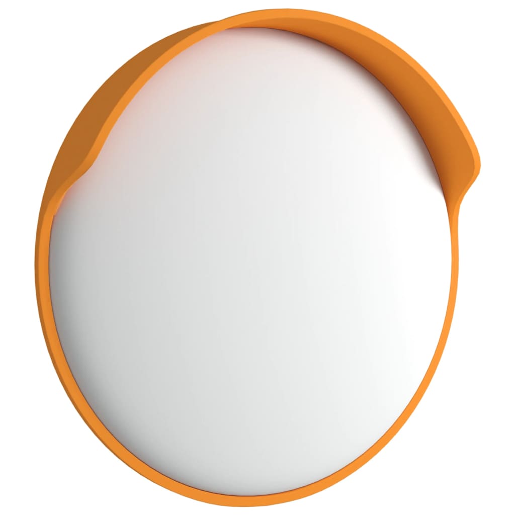Verkeersspiegel voor buiten 30 cm polycarbonaat oranje
