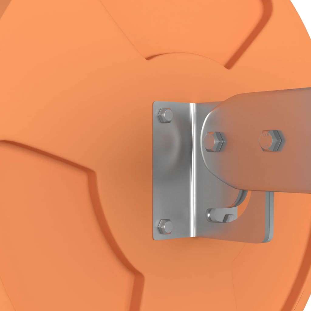 Verkeersspiegel voor buiten 30 cm polycarbonaat oranje
