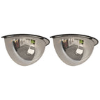 Verkeersspiegels halve bol 40 cm acryl 2 stuks