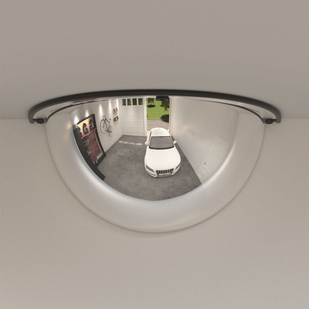 Verkeersspiegels halve bol 40 cm acryl 2 stuks