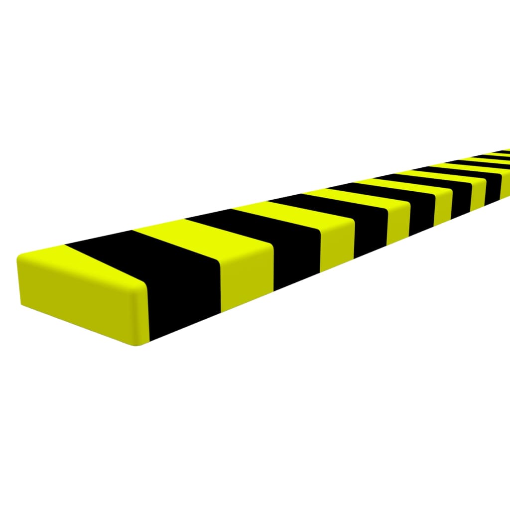 Hoekbeschermer 6 x 2 x 101,5 cm PU geel en zwart - 1 stuk - afbeelding 4