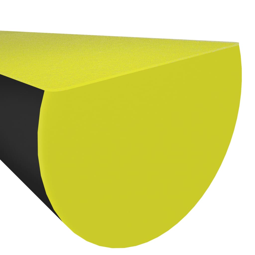 Hoekbeschermer 4 x 3 x 100 cm PU geel en zwart - 2 stuks - afbeelding 5