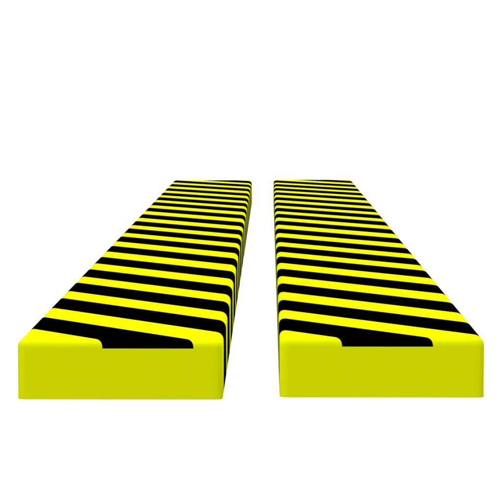 Hoekbeschermer 6 x 2 x 101,5 cm PU geel en zwart - 2 stuks - afbeelding 2