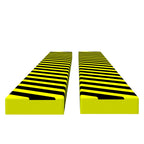 Hoekbeschermer 6 x 2 x 101,5 cm PU geel en zwart - 2 stuks - afbeelding 2
