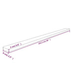 Hoekbeschermer 6 x 2 x 101,5 cm PU geel en zwart - 2 stuks - afbeelding 6