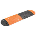Verkeersdrempel 129 x 32,5 x 4 cm rubber geel en zwart