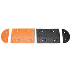 Verkeersdrempel 129 x 32,5 x 4 cm rubber geel en zwart - afbeelding 4