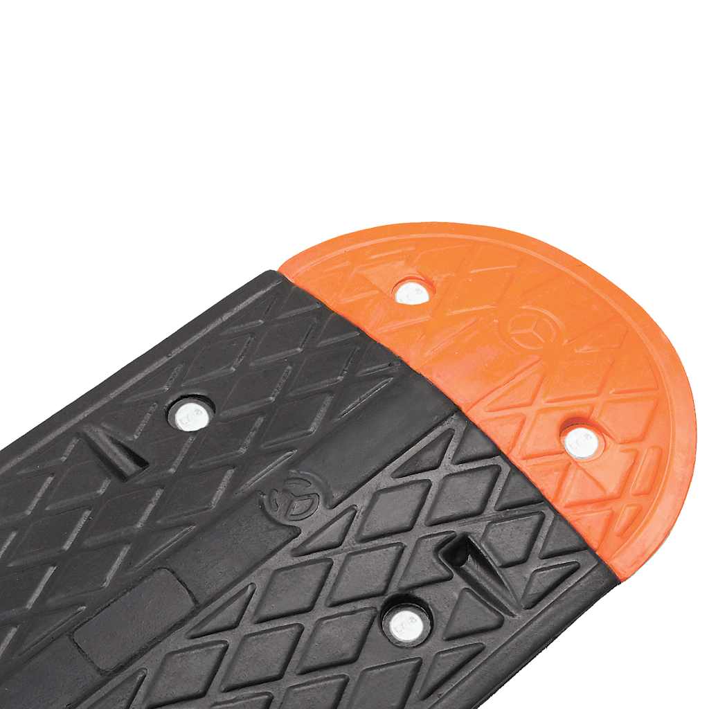 Verkeersdrempel 129 x 32,5 x 4 cm rubber geel en zwart - afbeelding 5
