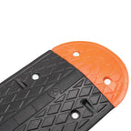 Verkeersdrempel 129 x 32,5 x 4 cm rubber geel en zwart - afbeelding 5
