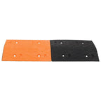 Verkeersdrempel 97 x 32,5 x 4 cm rubber geel en zwart - afbeelding 2