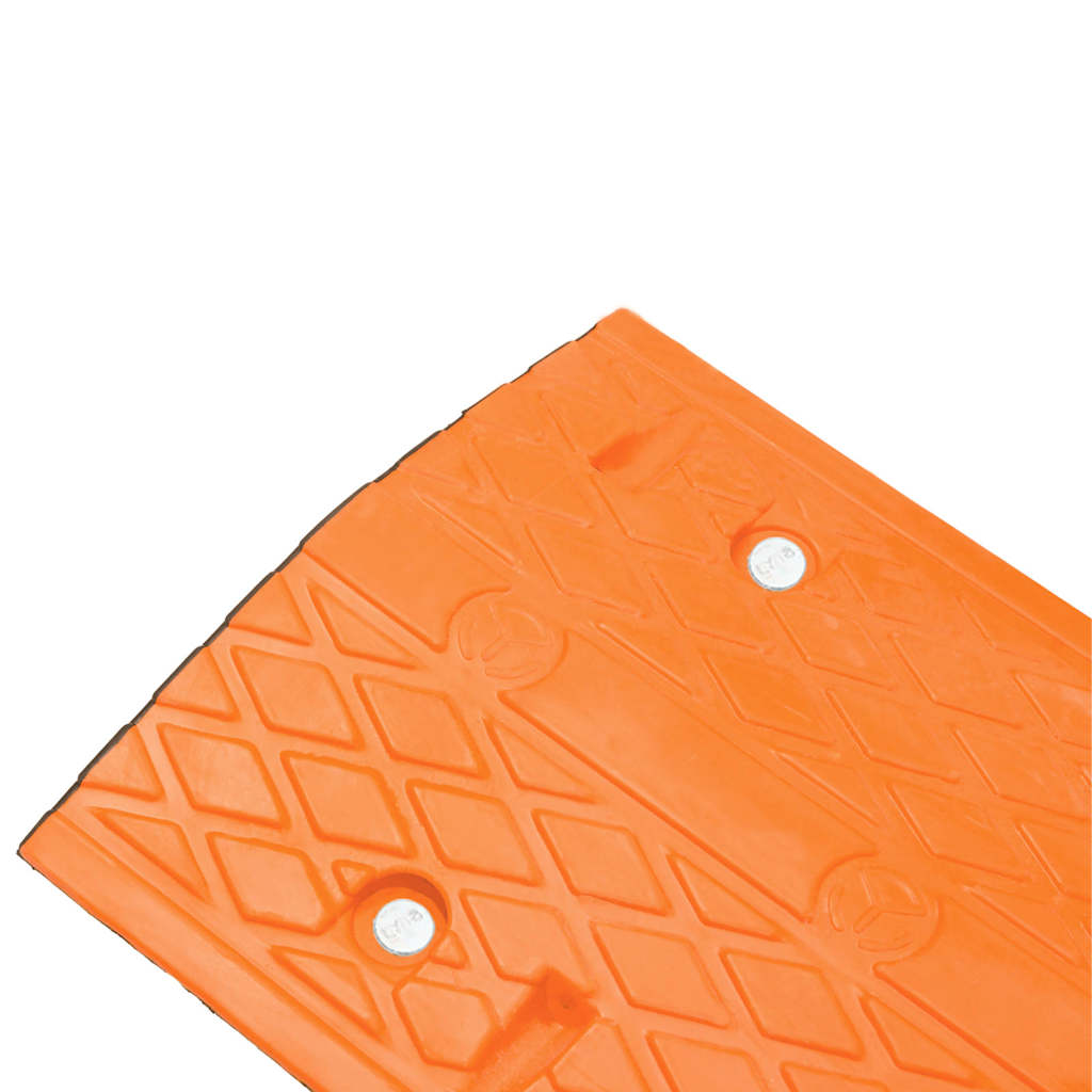Verkeersdrempel 97 x 32,5 x 4 cm rubber geel en zwart - afbeelding 6