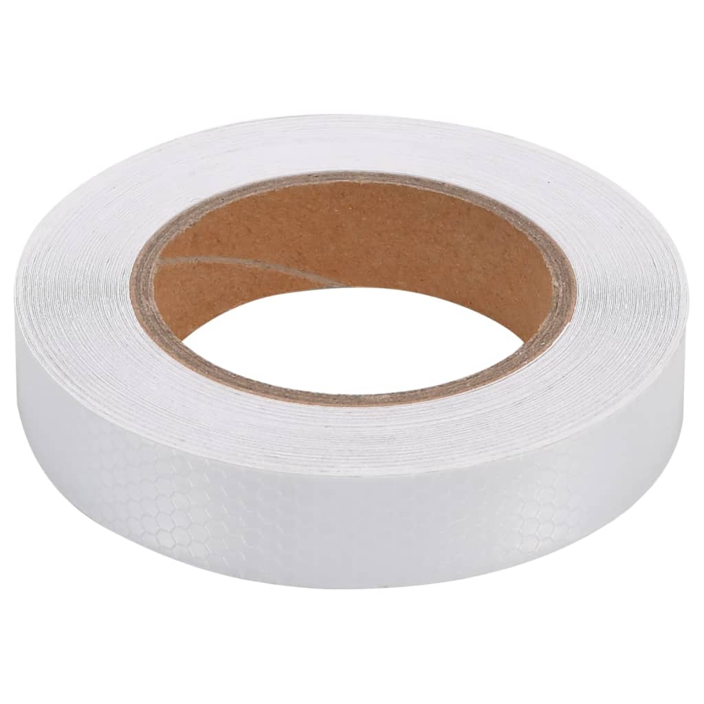 Reflecterende tape 2,5 cm x 20 m wit