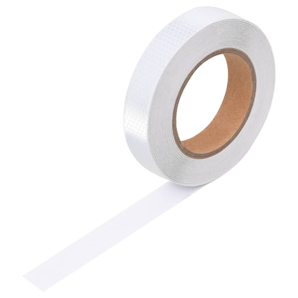 Reflecterende tape 2,5 cm x 20 m wit