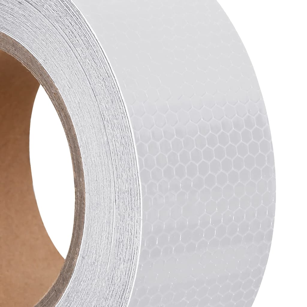 Reflecterende tape 5 cm x 20 m wit