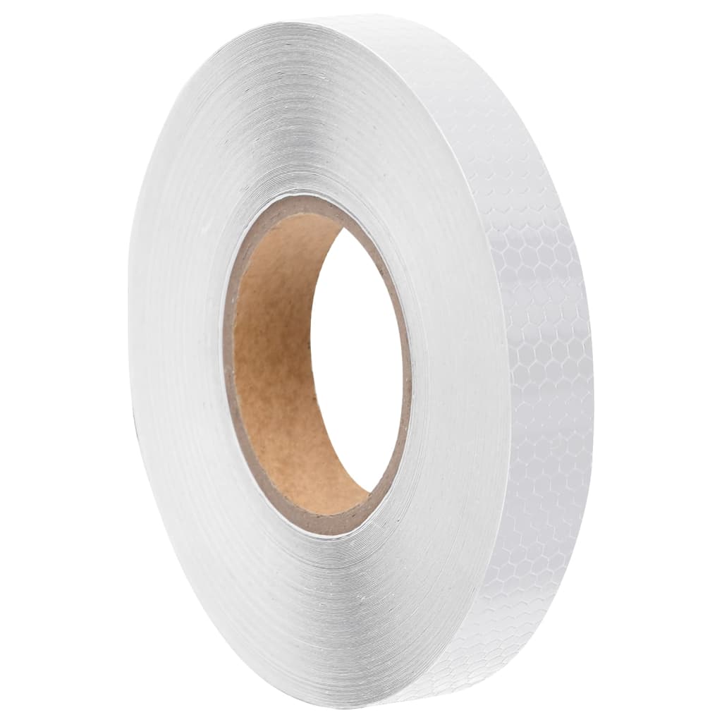 Reflecterende tape 2,5 cm x 50 m wit
