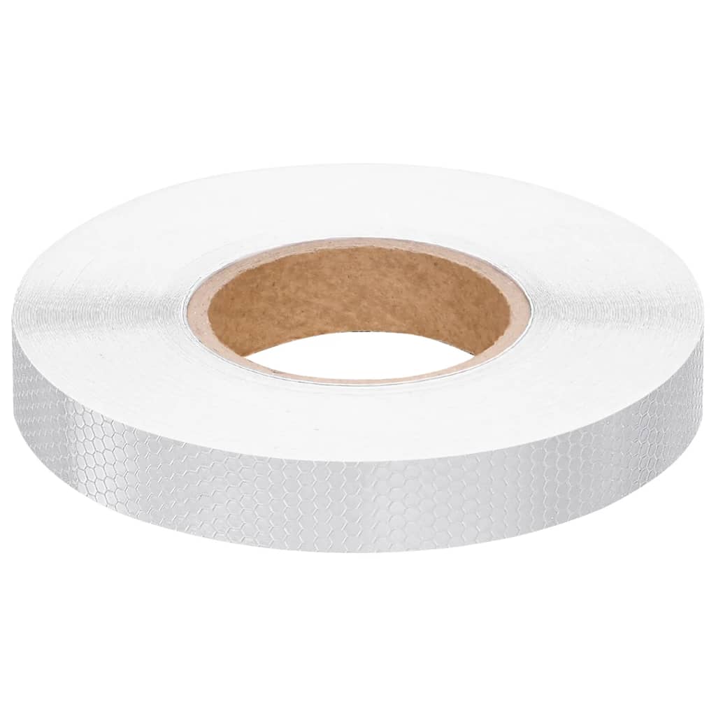 Reflecterende tape 2,5 cm x 50 m wit