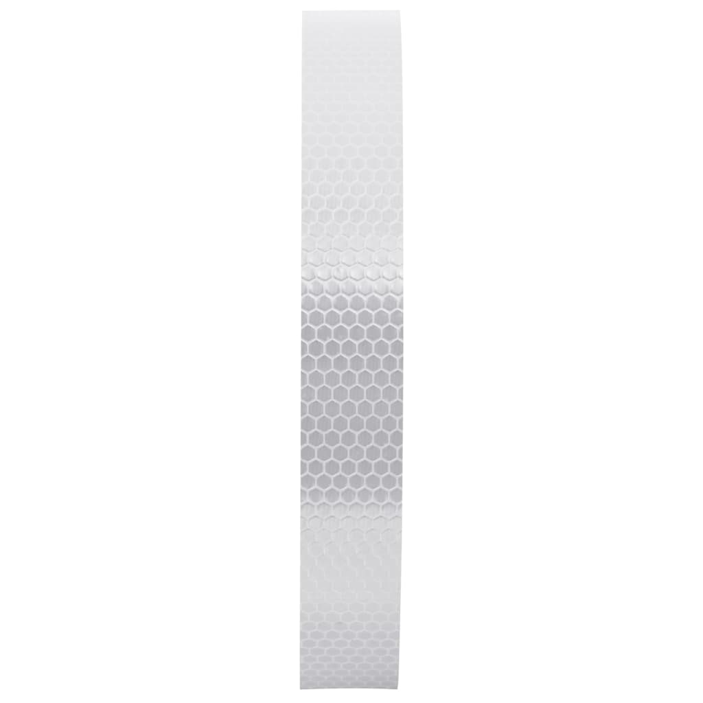 Reflecterende tape 2,5 cm x 50 m wit