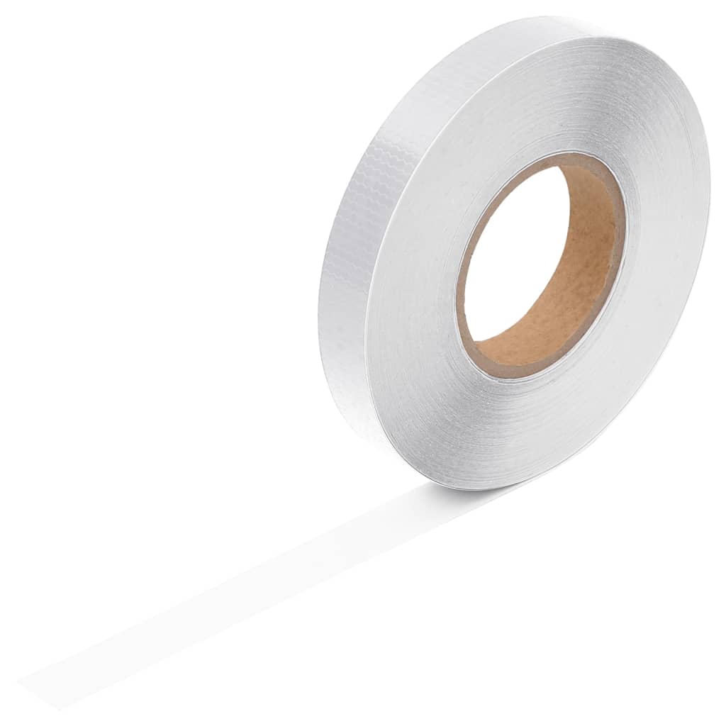 Reflecterende tape 2,5 cm x 50 m wit