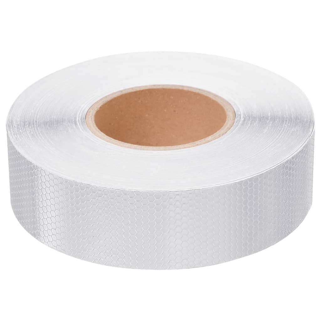 Reflecterende tape 5 cm x 50 m wit