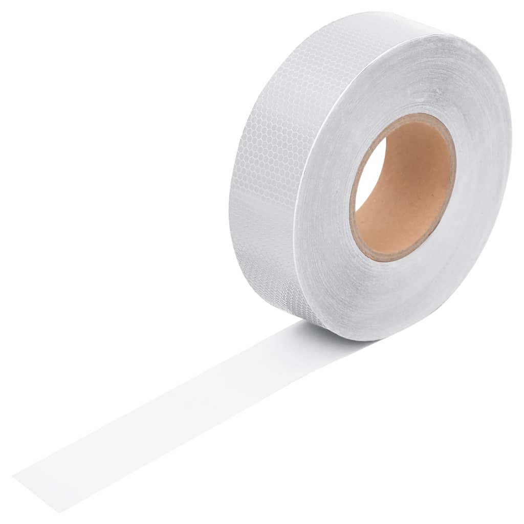 Reflecterende tape 5 cm x 50 m wit
