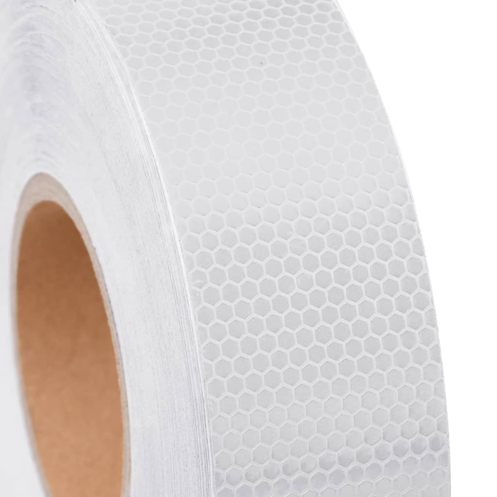 Reflecterende tape 5 cm x 50 m wit
