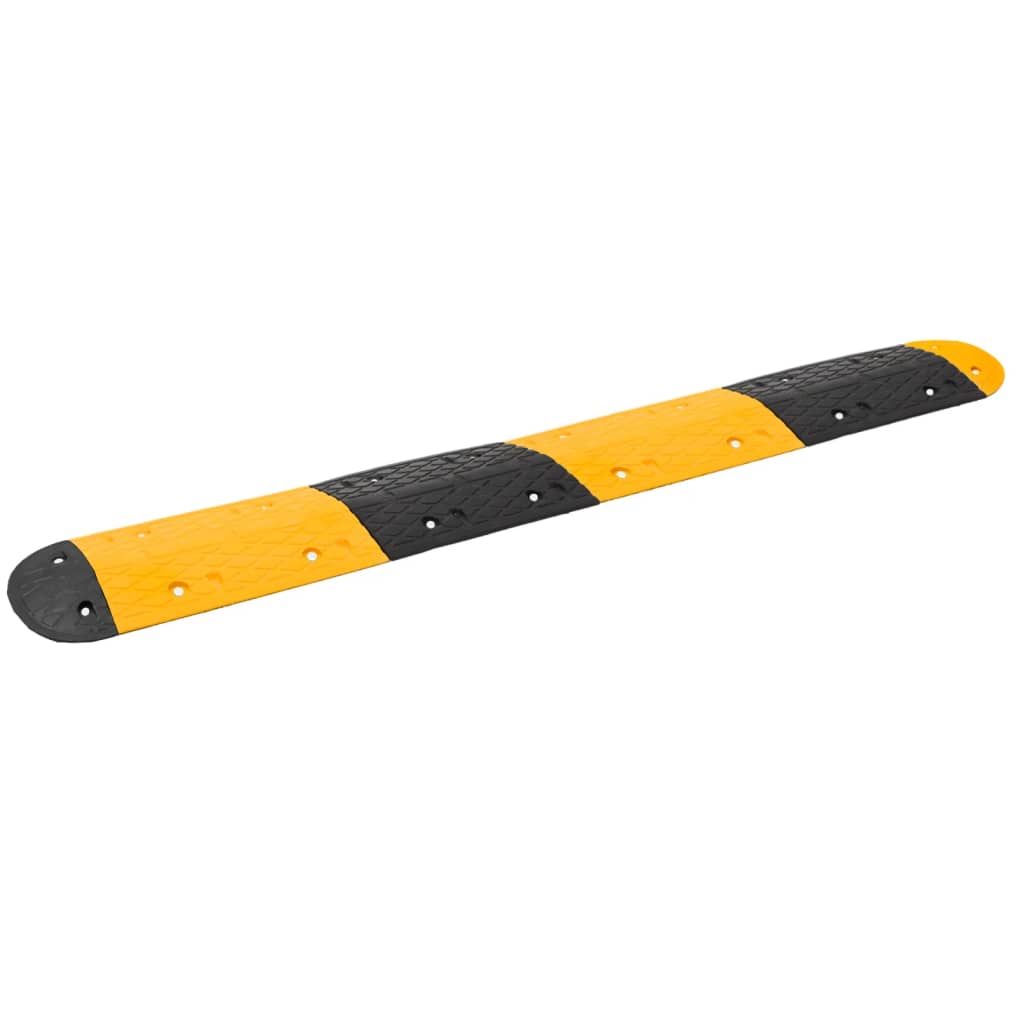 Verkeersdrempel 226 x 32,5 x 4 cm rubber geel en zwart