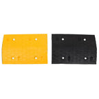 Verkeersdrempel 226 x 32,5 x 4 cm rubber geel en zwart - afbeelding 3