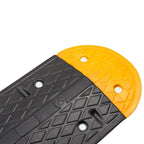 Verkeersdrempel 323 x 32,5 x 4 cm rubber geel en zwart - afbeelding 6