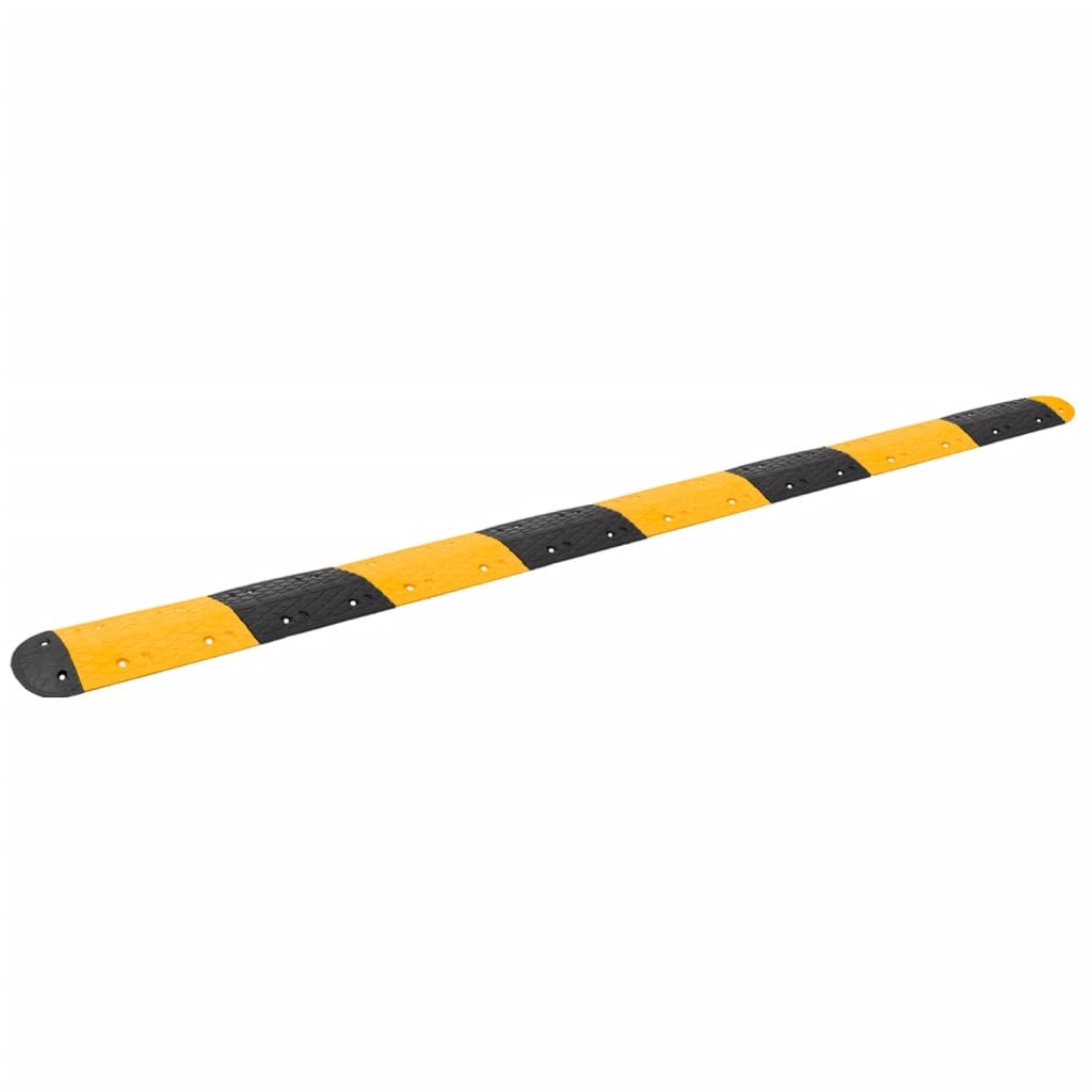 Verkeersdrempel 420 x 32,5 x 4 cm rubber geel en zwart