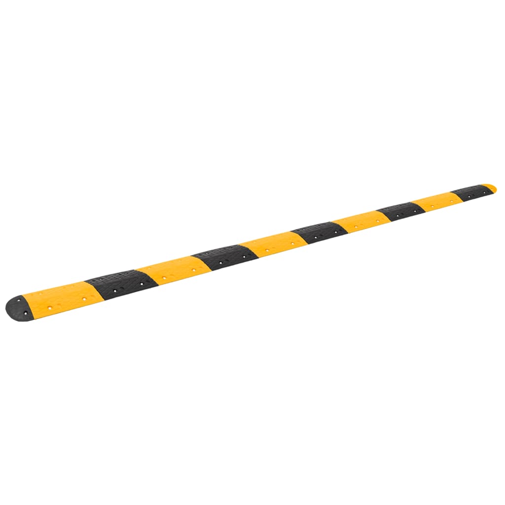 Verkeersdrempel 517 x 32,5 x 4 cm rubber geel en zwart