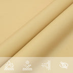 Schaduwdoek rechthoekig zand waterdicht oxford stof detail 7