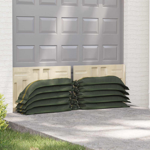 Zandzakken donkergroen 100 x 25 cm HDPE
