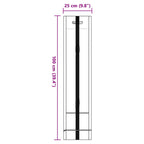 Zandzakken donkergroen 100 x 25 cm HDPE