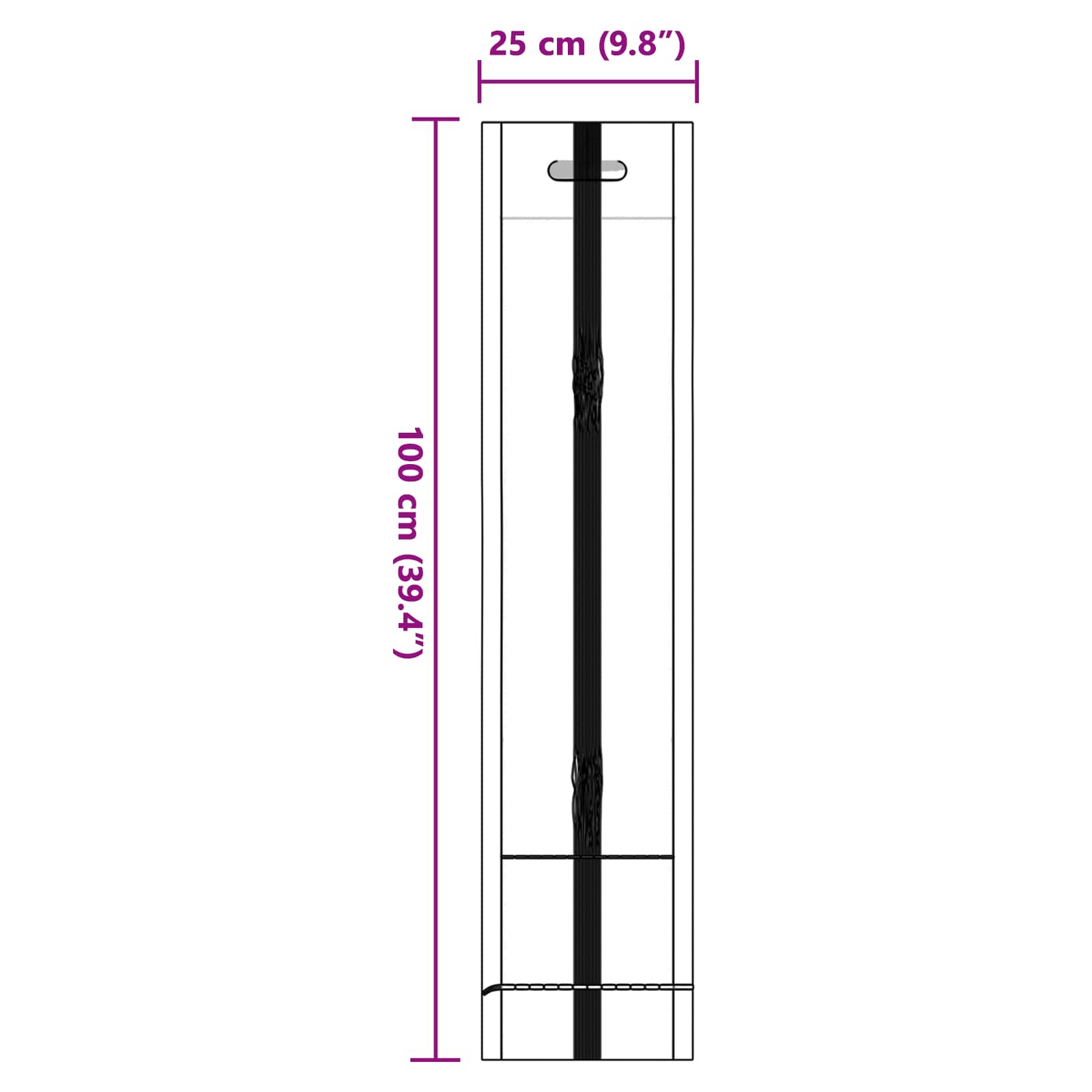 Zandzakken donkergroen 100 x 25 cm HDPE
