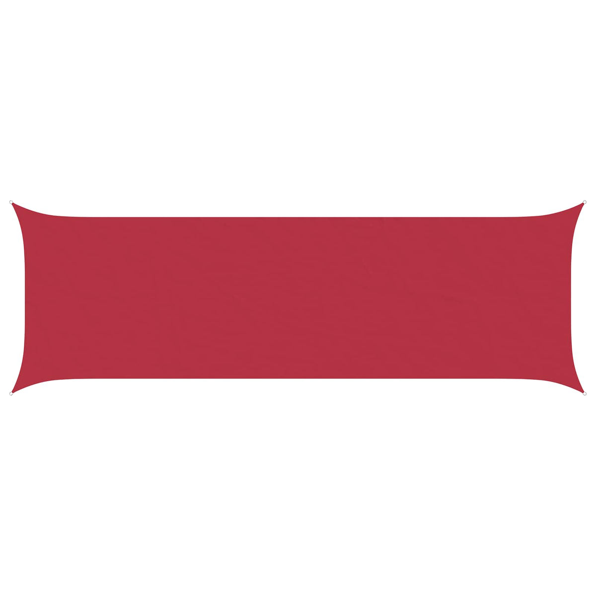Schaduwdoek rechthoekig rood waterdicht oxford stof