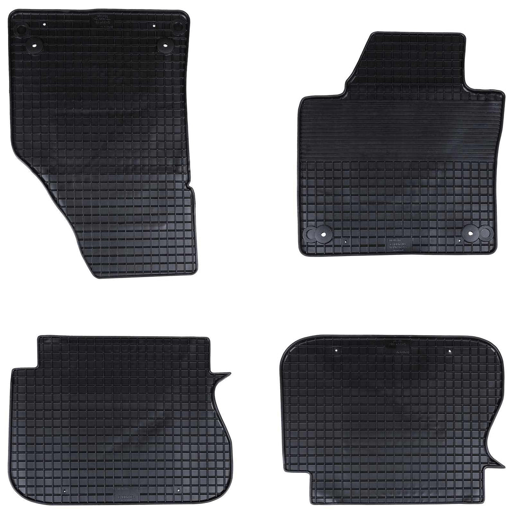 Volkswagen Caddy 2003-2015 en 2015-2020 BS autobodemmat zwart 4 stuks